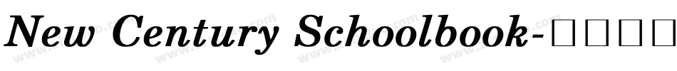 New Century Schoolbook字体转换